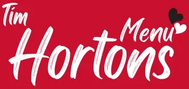 Tim Hortons Menu