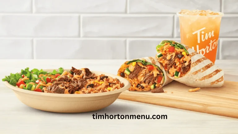 Tim Hortons Lunch Menu Updated 2025