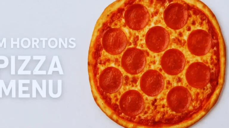 Tim Hortons Pizza Menu with Prices and Calories 2025 in Canada 